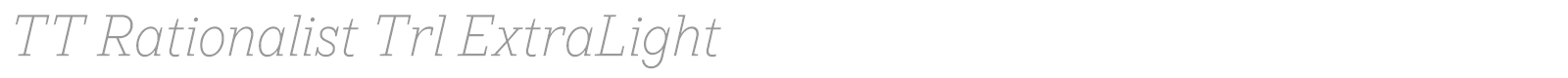 TT Rationalist font preview